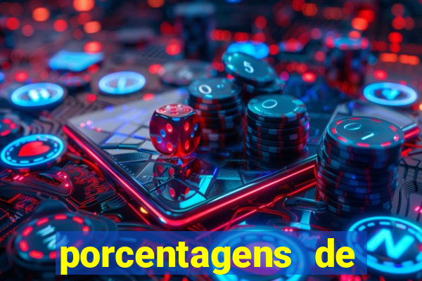 porcentagens de jogos pagantes