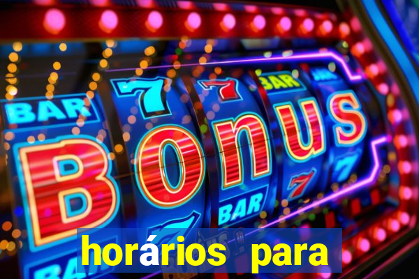 horários para jogar fortune rabbit