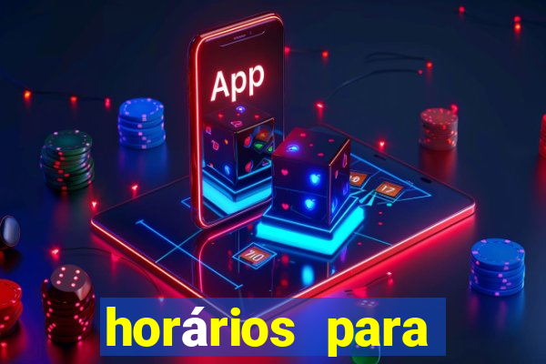 horários para jogar fortune rabbit