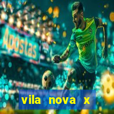 vila nova x novorizontino palpite