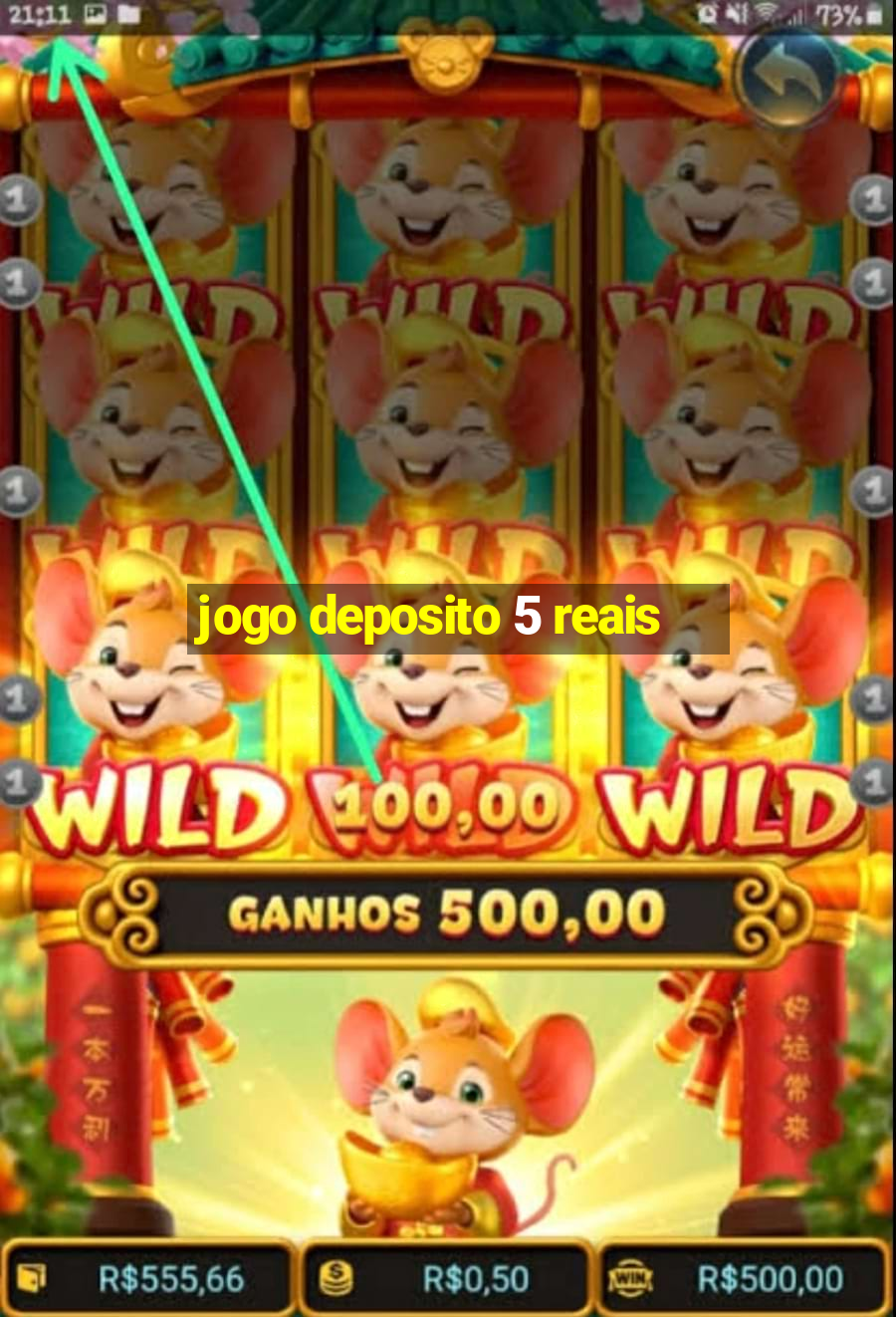 jogo deposito 5 reais