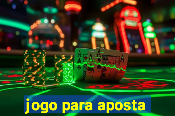 jogo para aposta