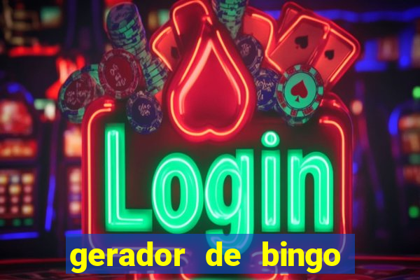 gerador de bingo de palavras