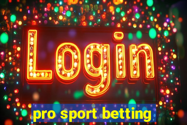 pro sport betting