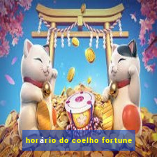 horário do coelho fortune