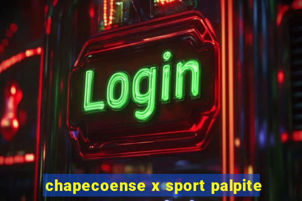 chapecoense x sport palpite