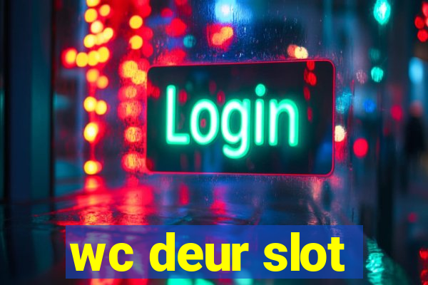 wc deur slot