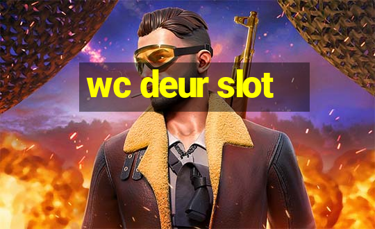 wc deur slot