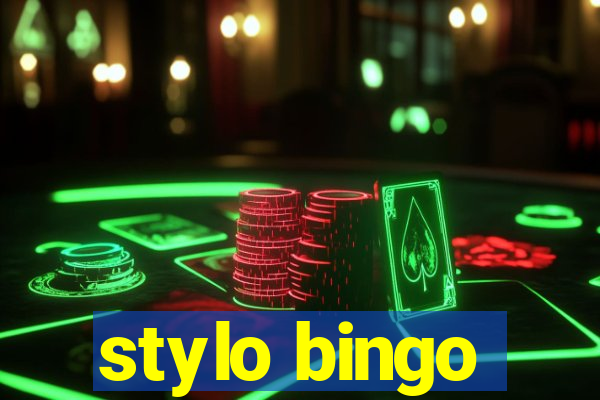 stylo bingo