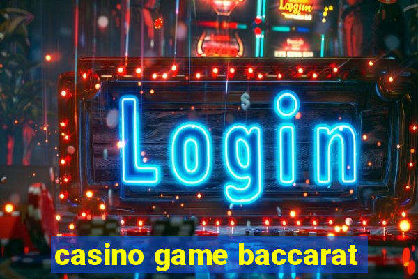 casino game baccarat