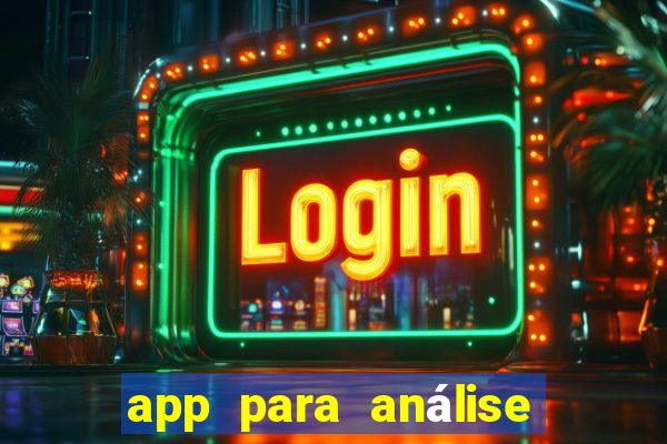 app para análise de jogos