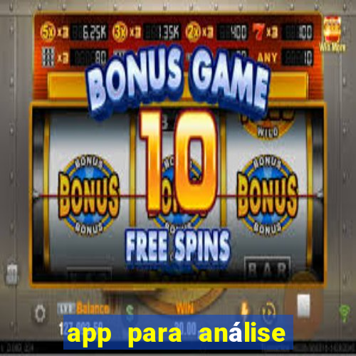 app para análise de jogos