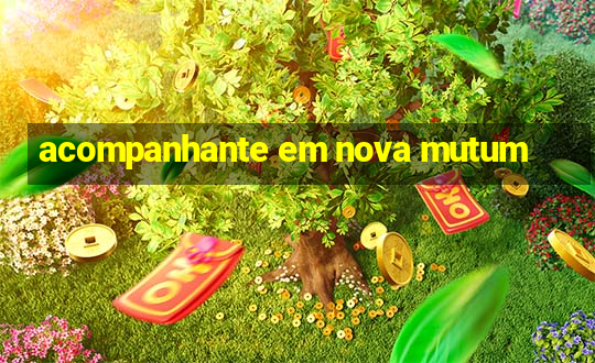 acompanhante em nova mutum