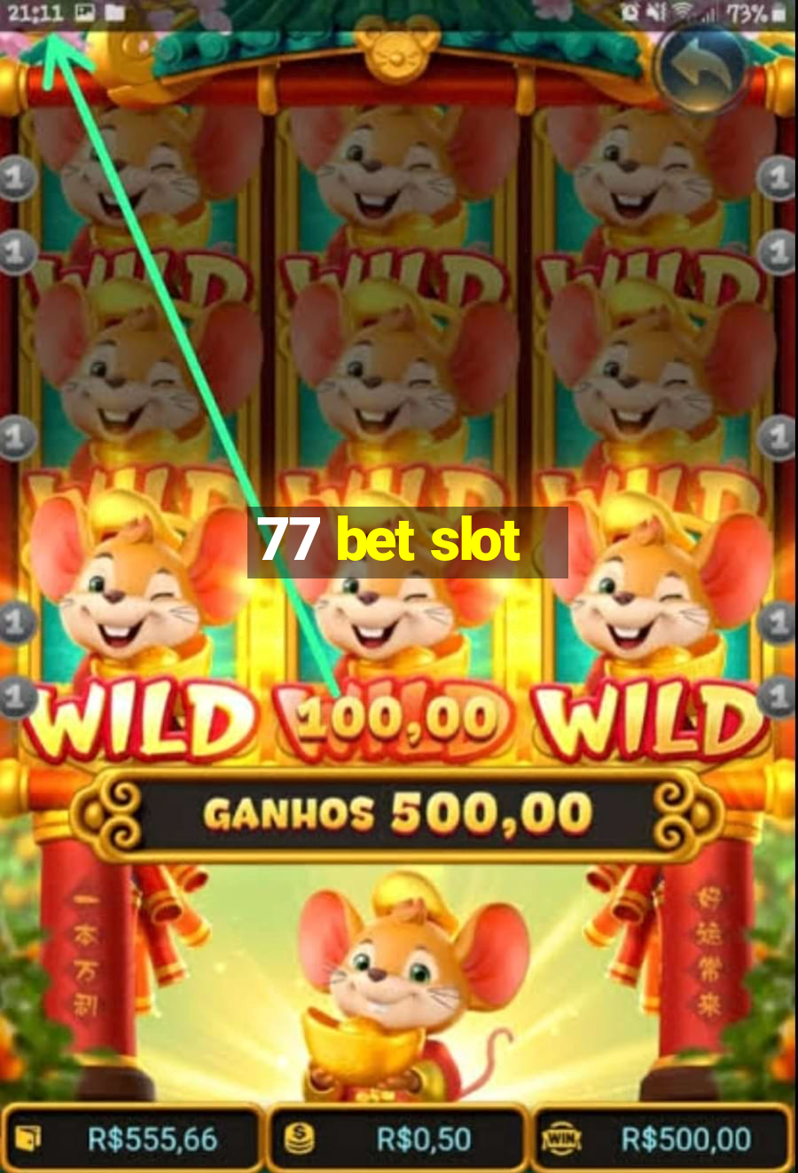 77 bet slot