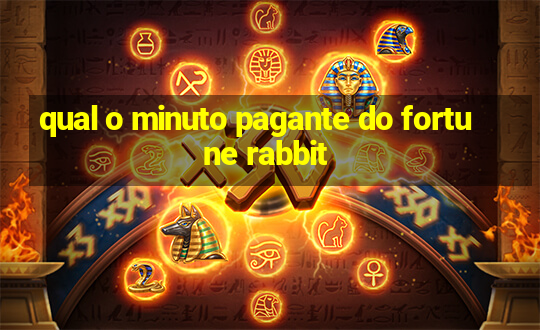 qual o minuto pagante do fortune rabbit