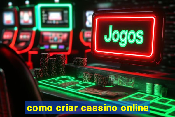 como criar cassino online