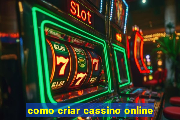 como criar cassino online