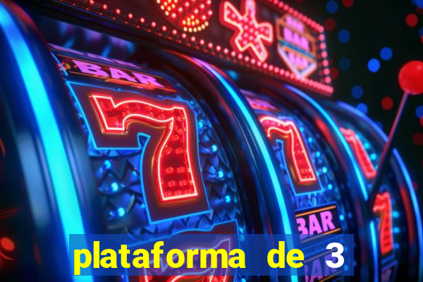 plataforma de 3 reais jogo