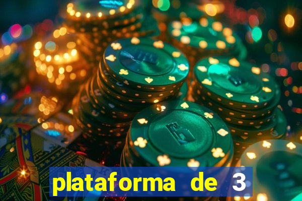 plataforma de 3 reais jogo