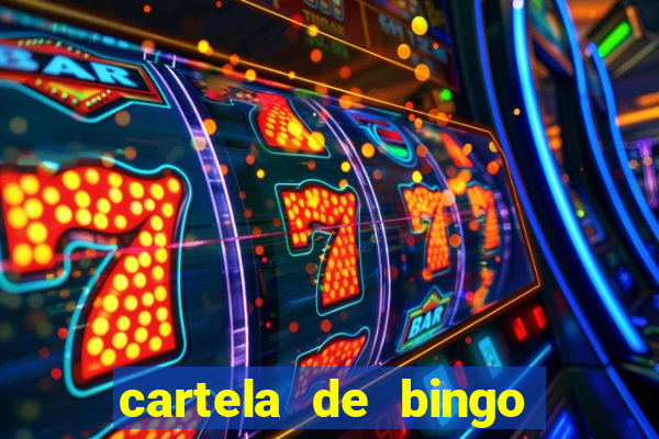 cartela de bingo ate 50