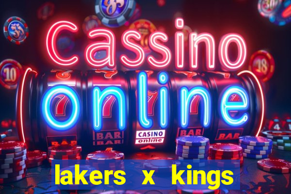 lakers x kings onde assistir