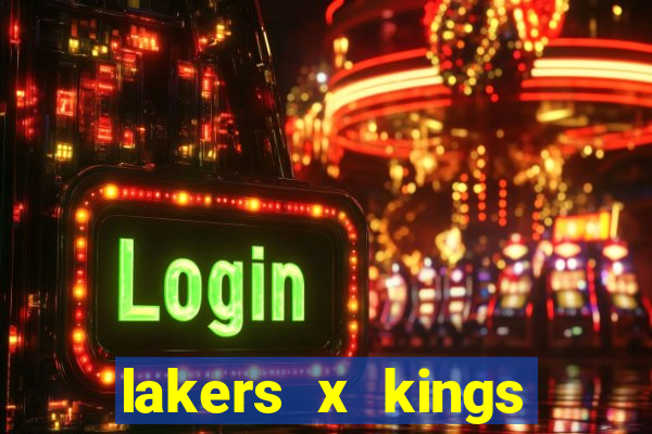 lakers x kings onde assistir