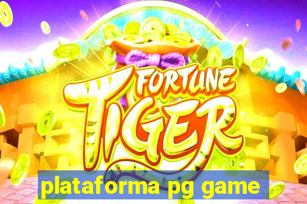 plataforma pg game