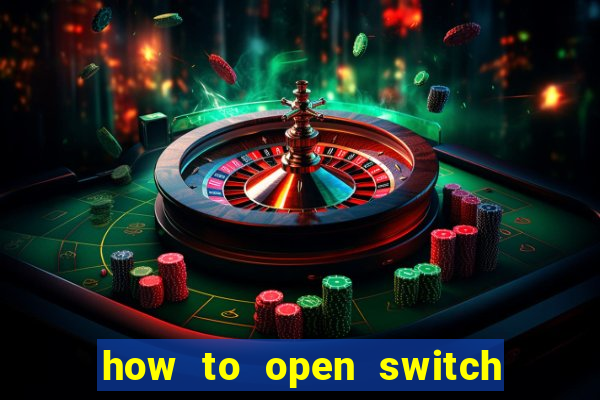 how to open switch oled game card slot