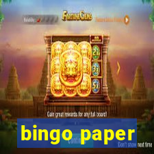 bingo paper