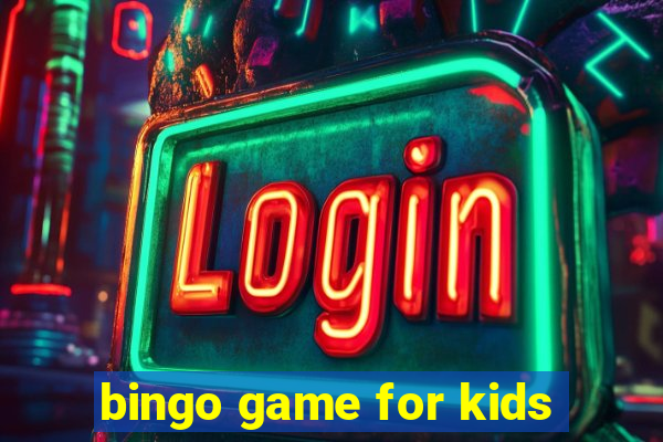 bingo game for kids