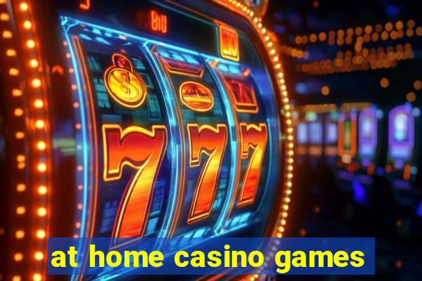 at home casino games