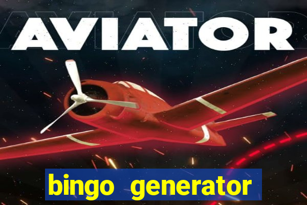 bingo generator with images