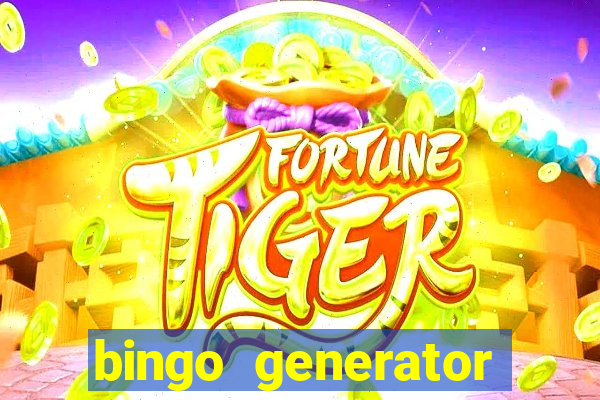 bingo generator with images