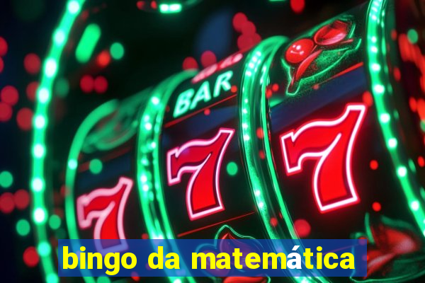 bingo da matemática