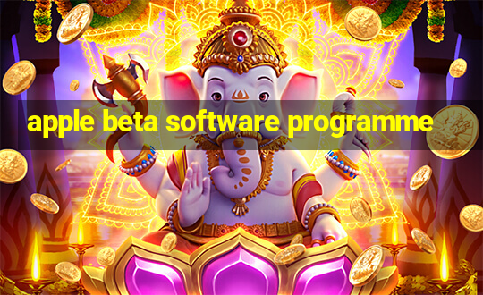 apple beta software programme