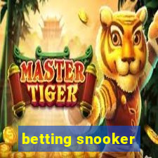 betting snooker