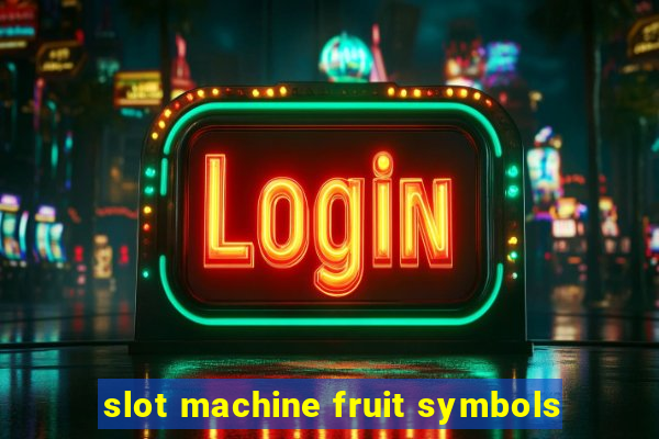 slot machine fruit symbols