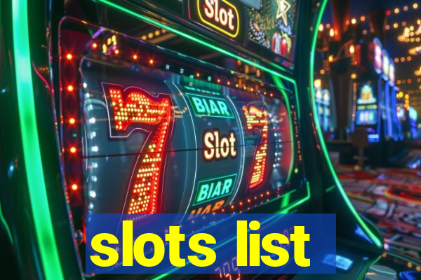 slots list