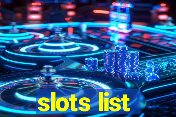 slots list