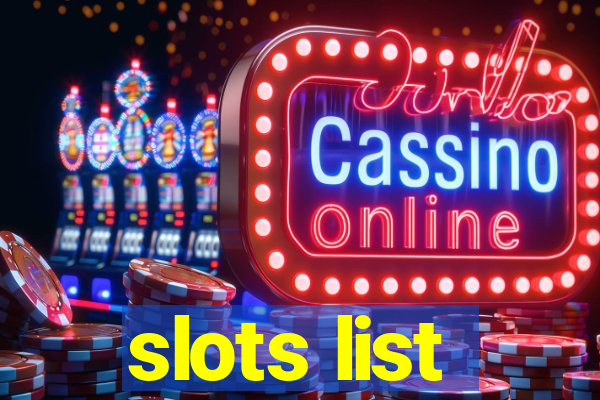 slots list