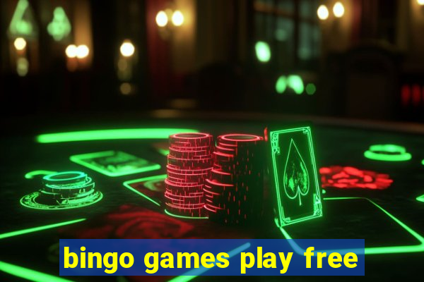 bingo games play free