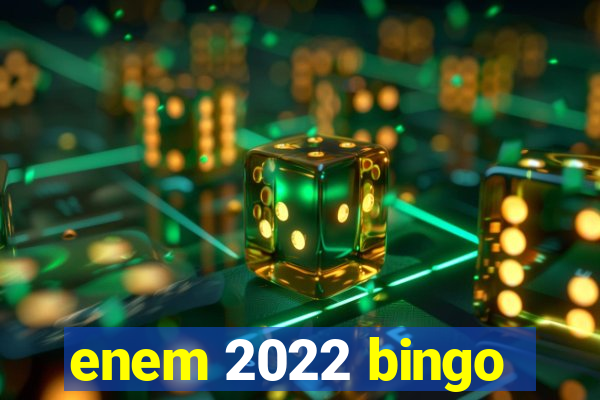 enem 2022 bingo