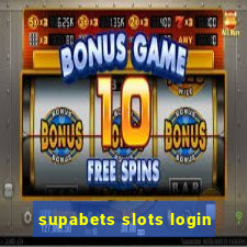 supabets slots login