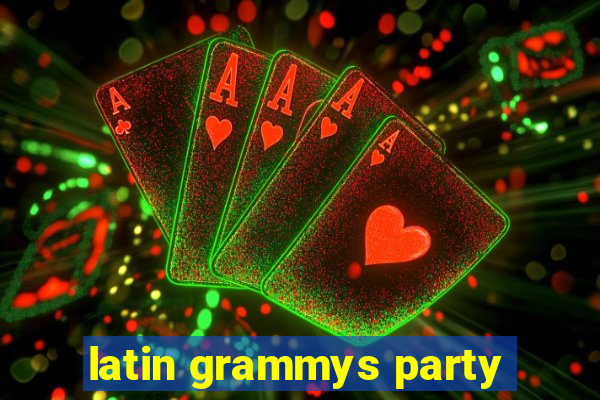 latin grammys party