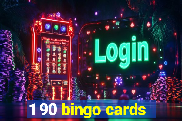 1 90 bingo cards