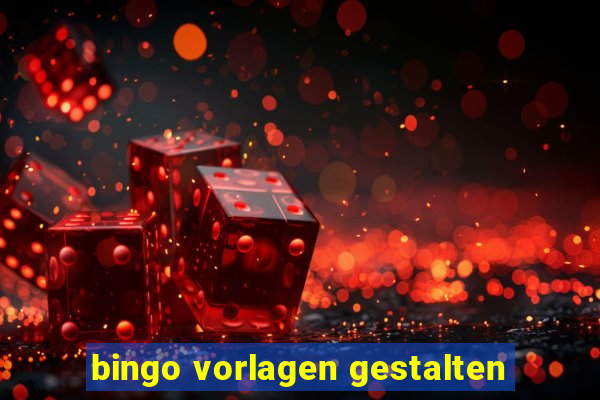 bingo vorlagen gestalten