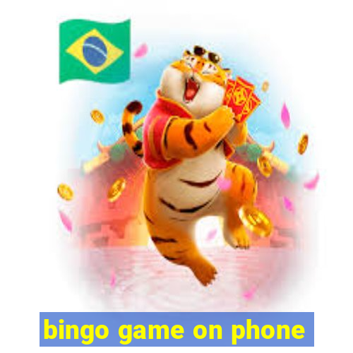 bingo game on phone