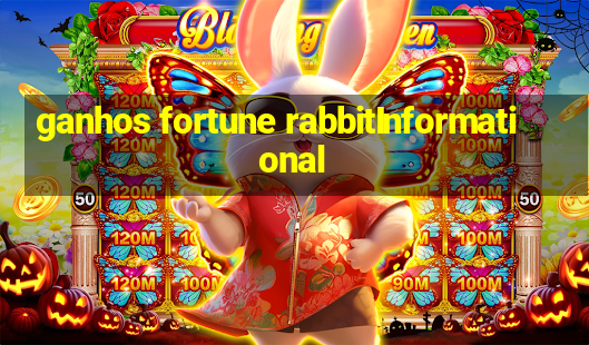 ganhos fortune rabbitInformational