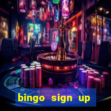 bingo sign up offers no wagering