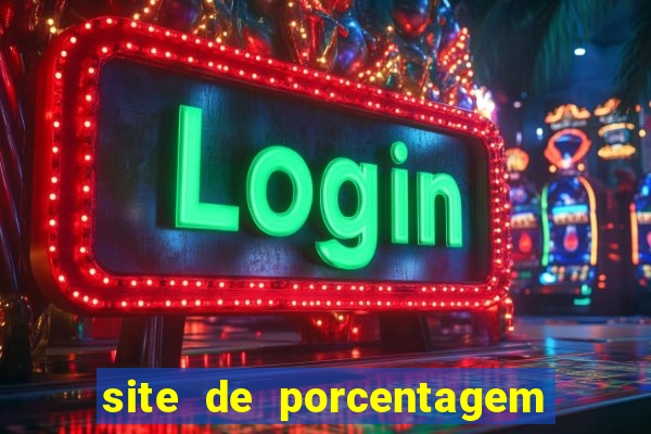 site de porcentagem de slot